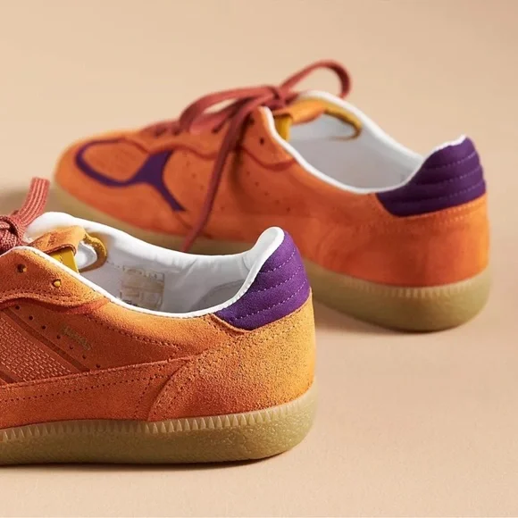 Alohas TB.490 RIFE ORANGE LEATHER SNEAKERS - Picture 3 of 13